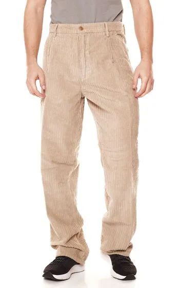 STONES Mr. Dean Pantaloni da lavoro da uomo Pantaloni affusolati in velluto a costine 15004 beige o nero