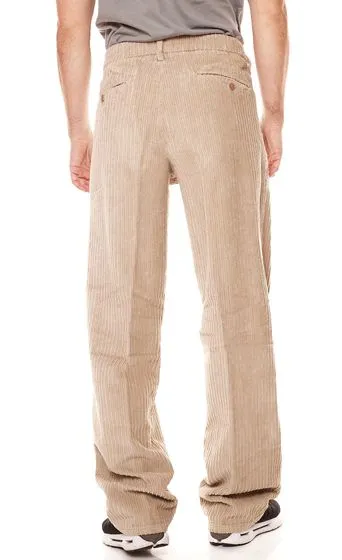STONES Mr. Dean Pantaloni da lavoro da uomo Pantaloni affusolati in velluto a costine 15004 beige o nero