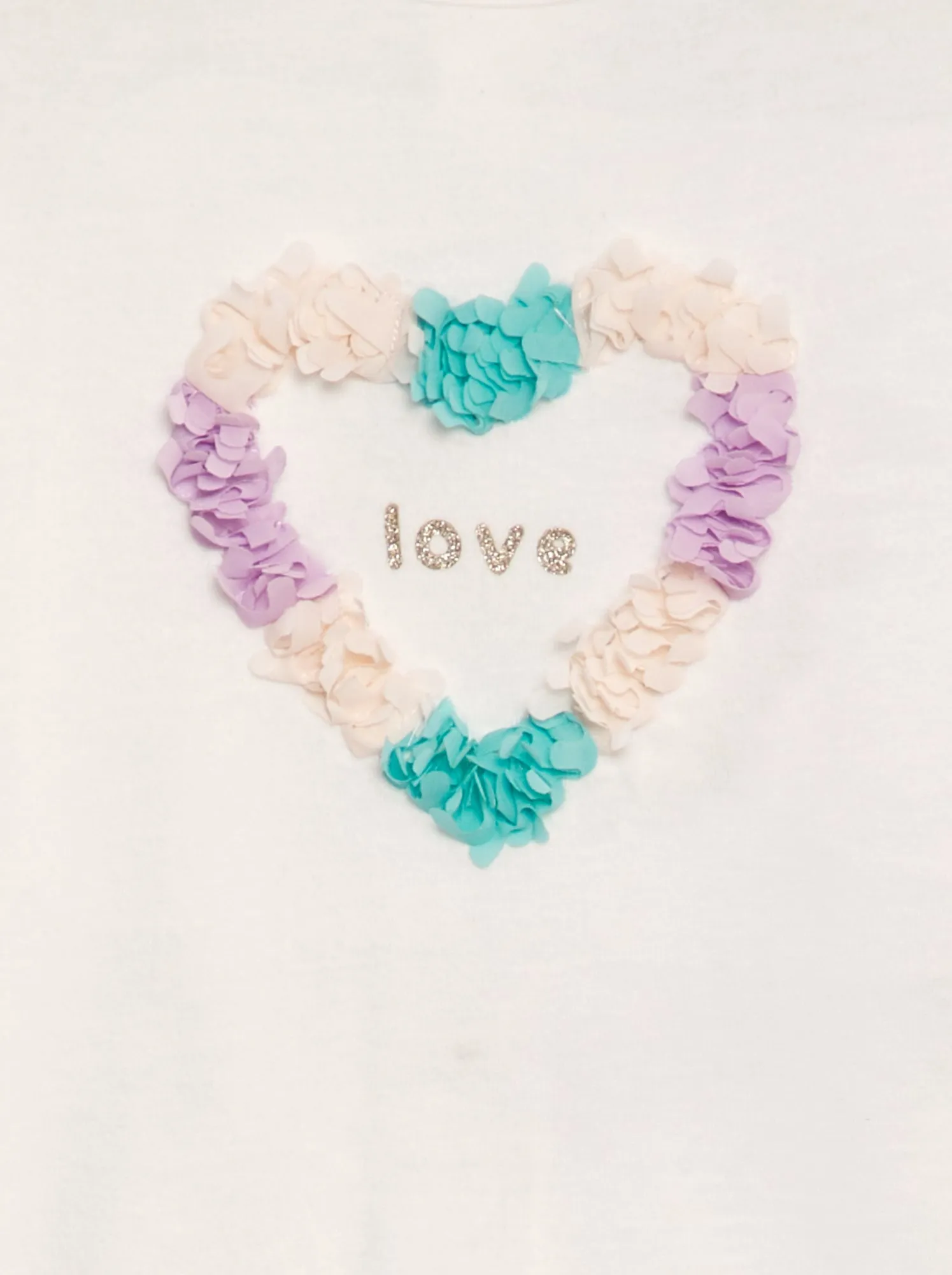 T-shirt a maniche corte stampata - BIANCO