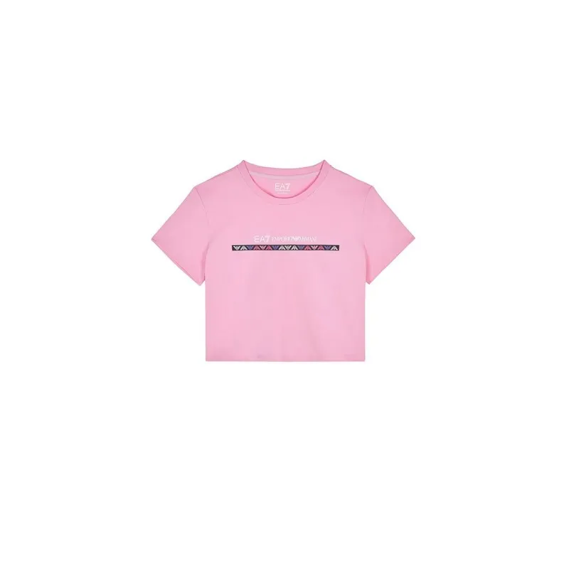 T-SHIRT CROPPED PER BAMBINI EMPORIO ARMANI EA7