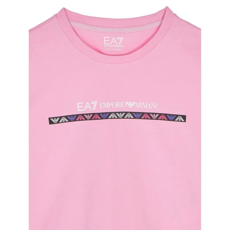 T-SHIRT CROPPED PER BAMBINI EMPORIO ARMANI EA7