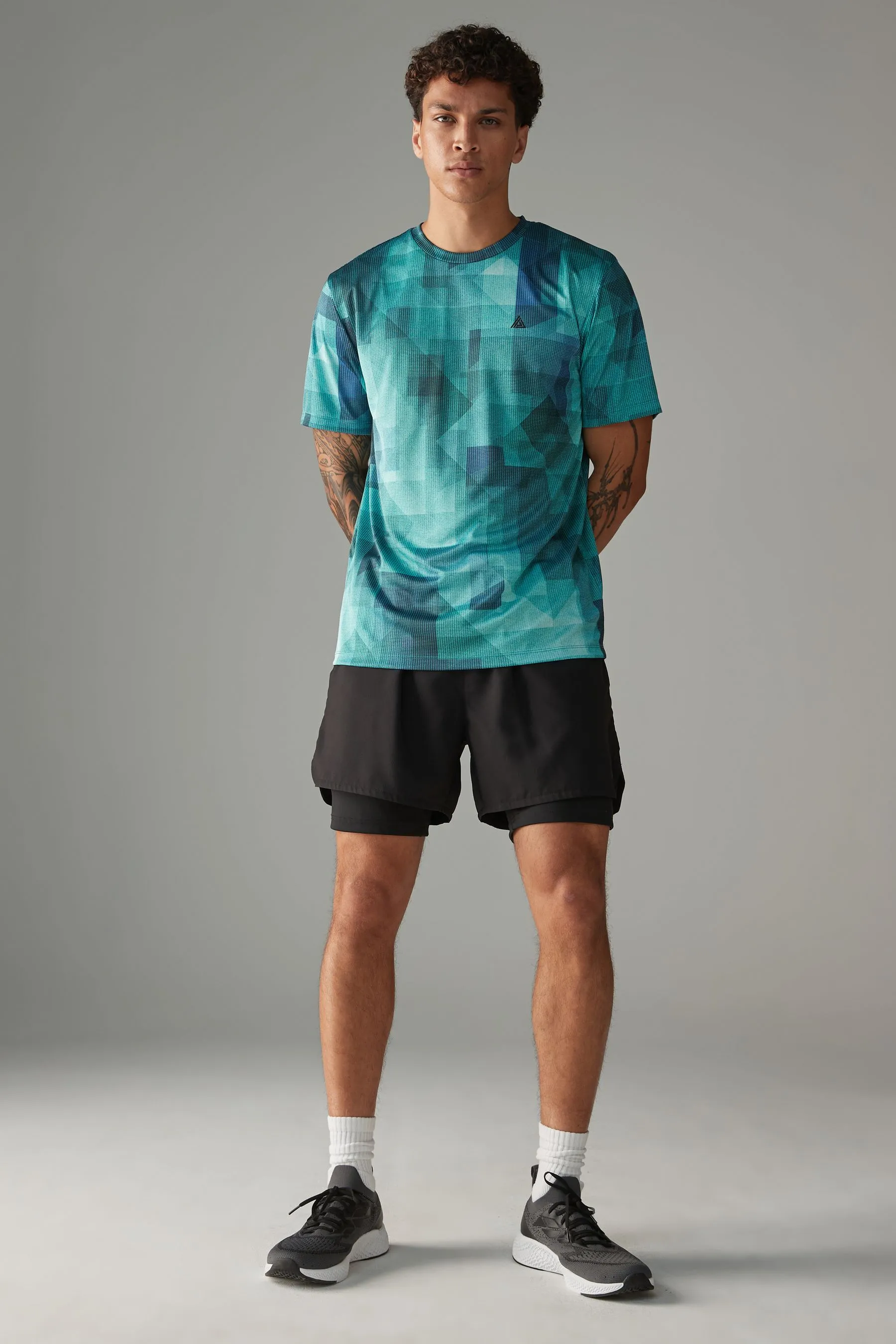 T-shirt da allenamento stampata