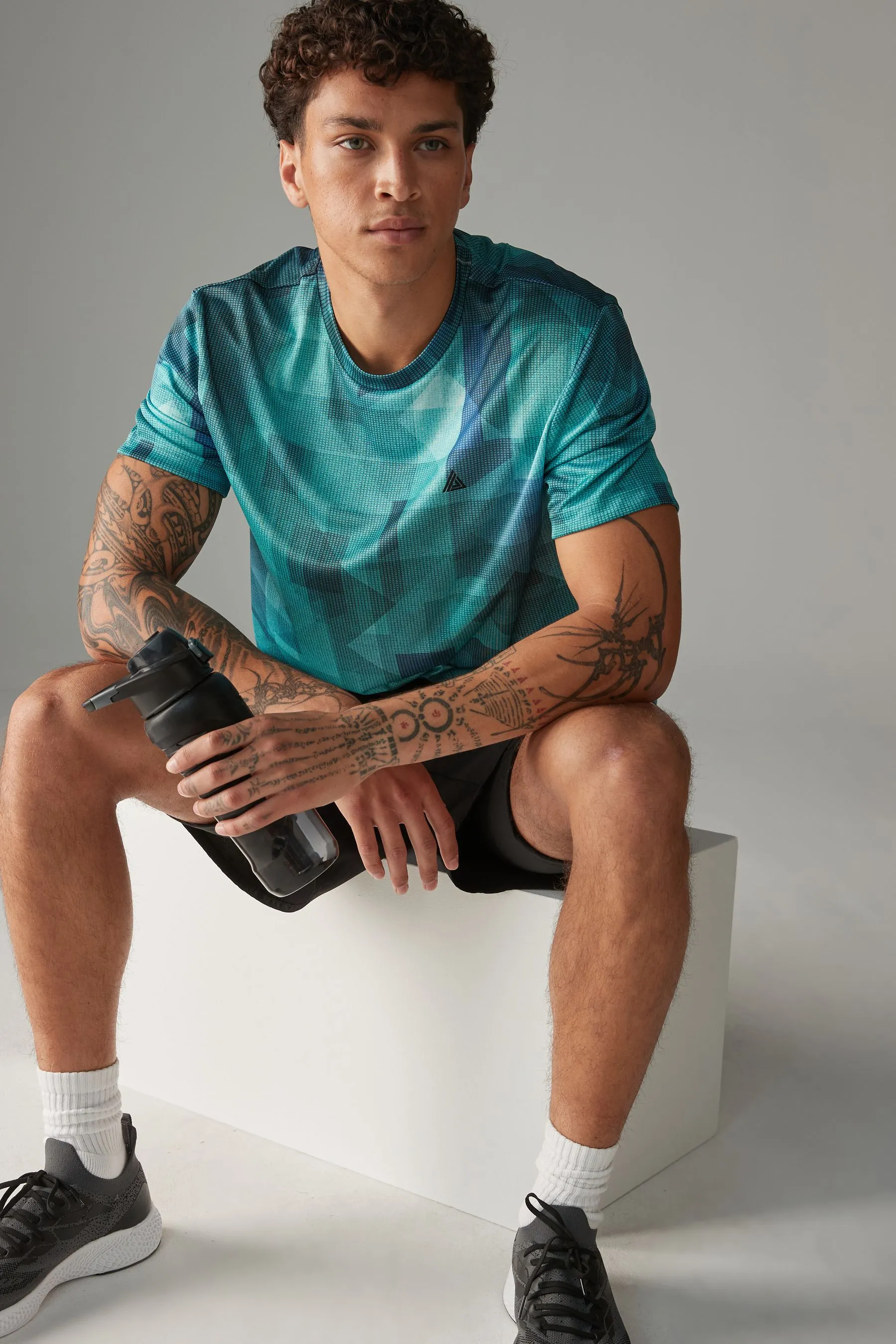 T-shirt da allenamento stampata