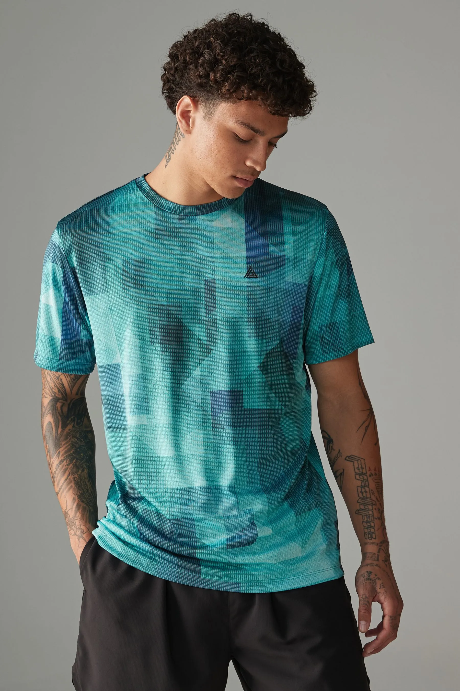 T-shirt da allenamento stampata