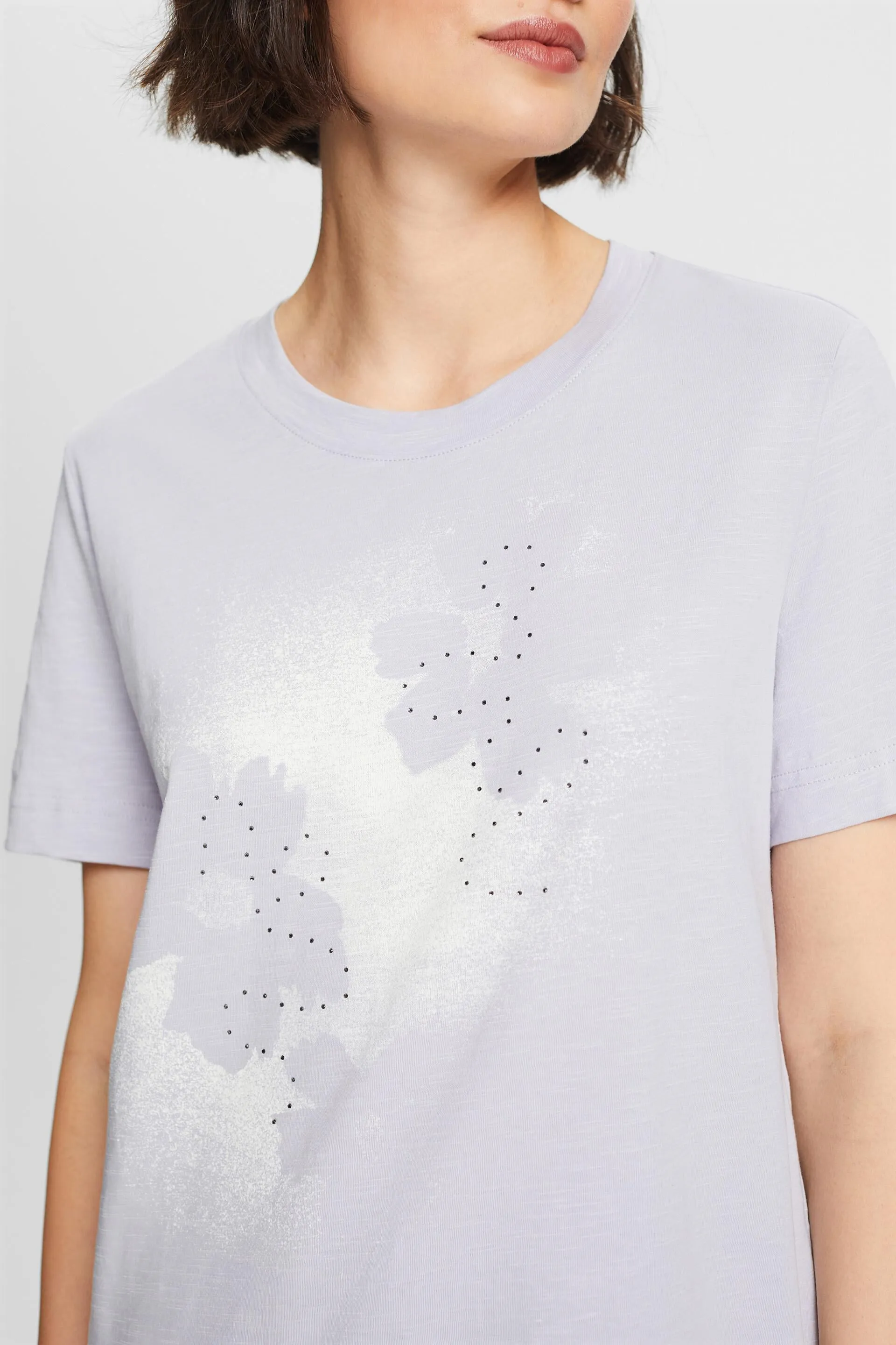T-shirt fiammata stampata
