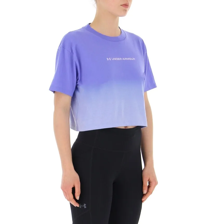 T-shirt girocollo cropped