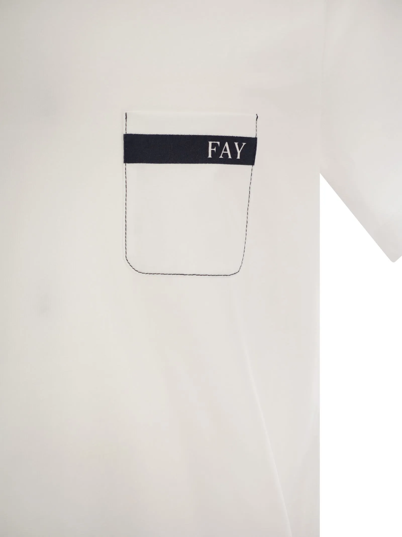 T-shirt in cotone con taschino