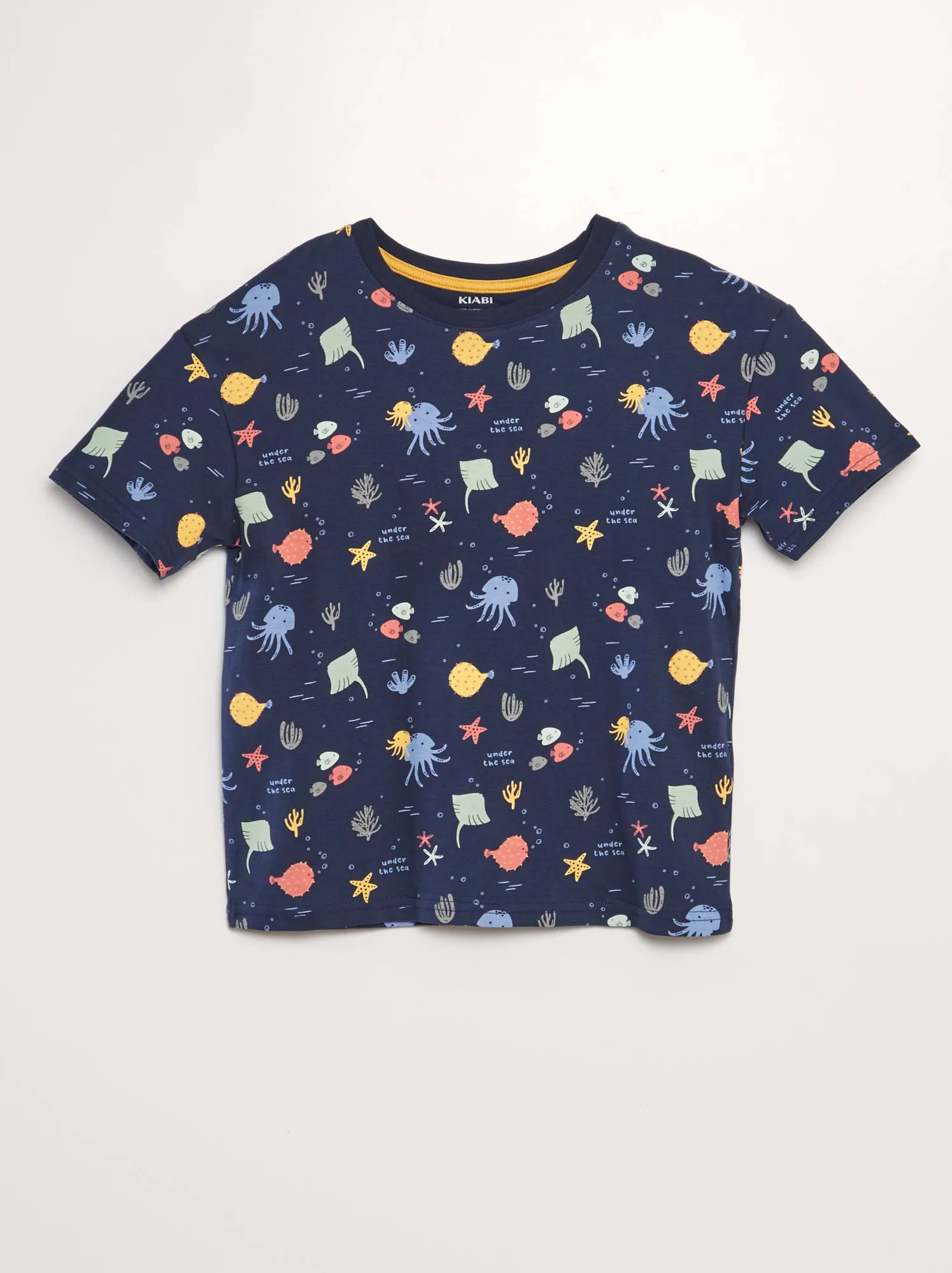 T-shirt loose fit stampata - BLU