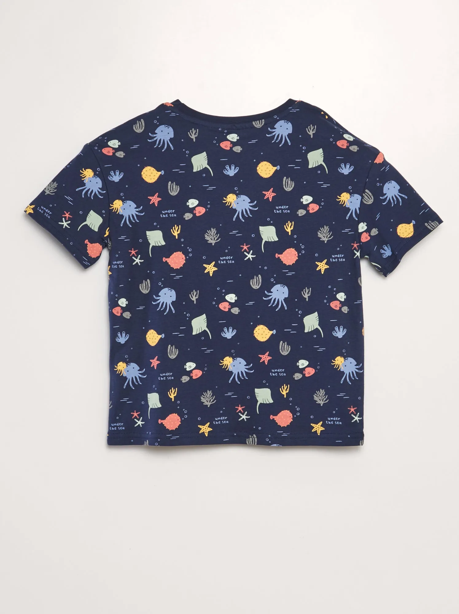 T-shirt loose fit stampata - BLU