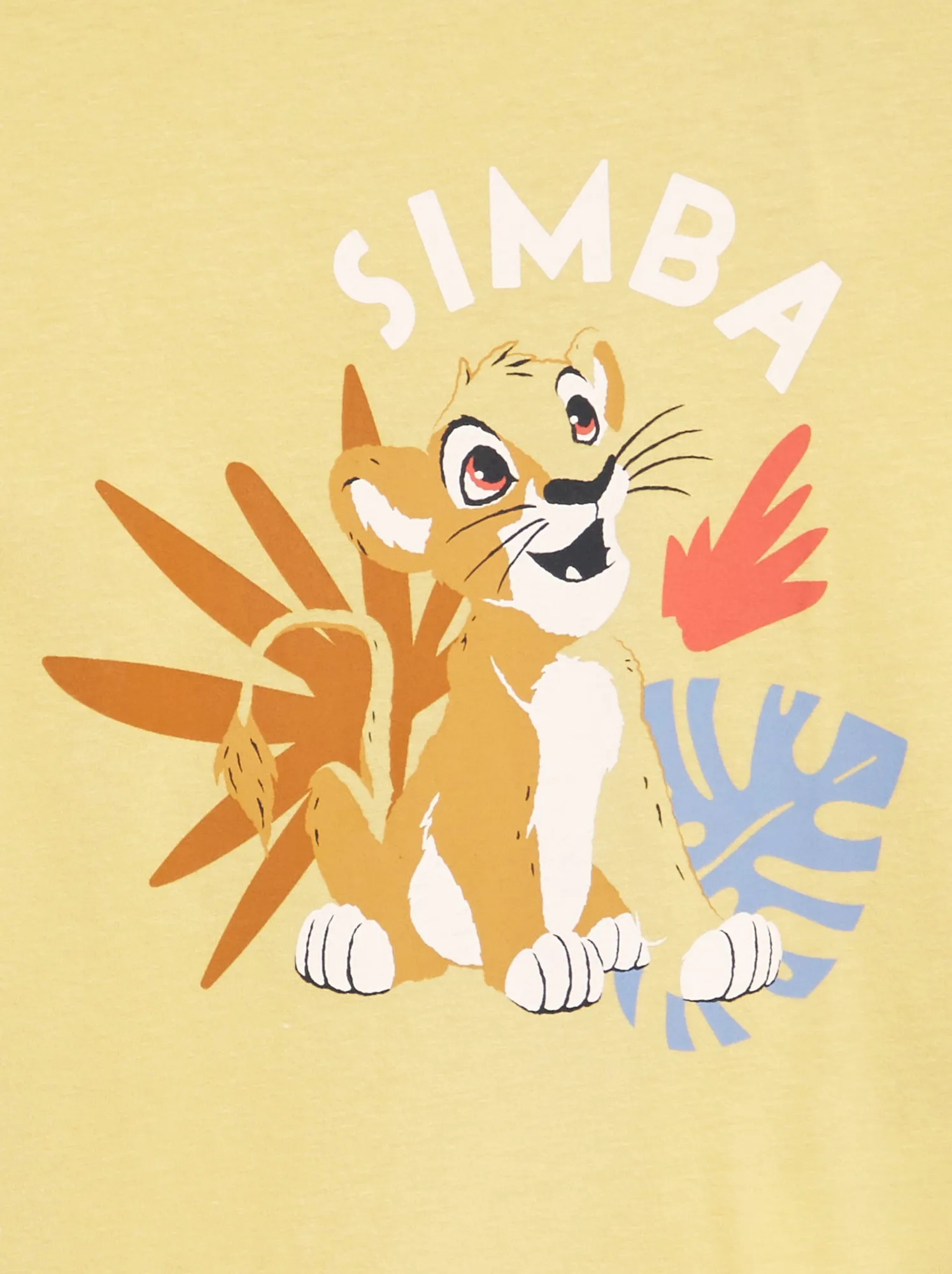 T-shirt stampa 'Disney' - GIALLO