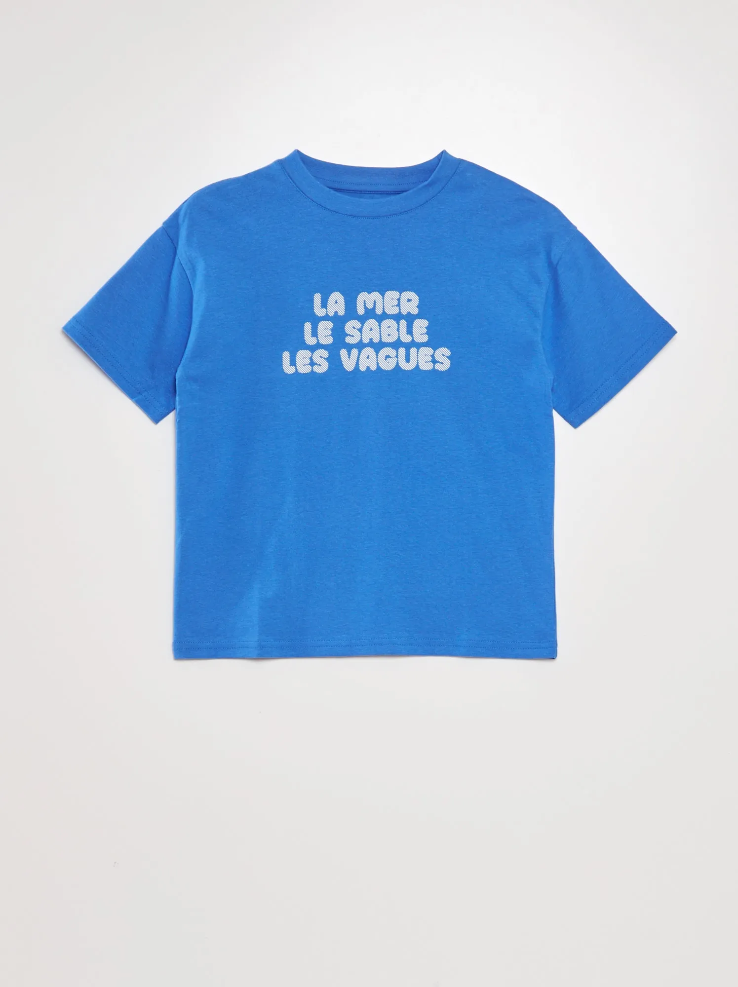 T-shirt stampata - BLU