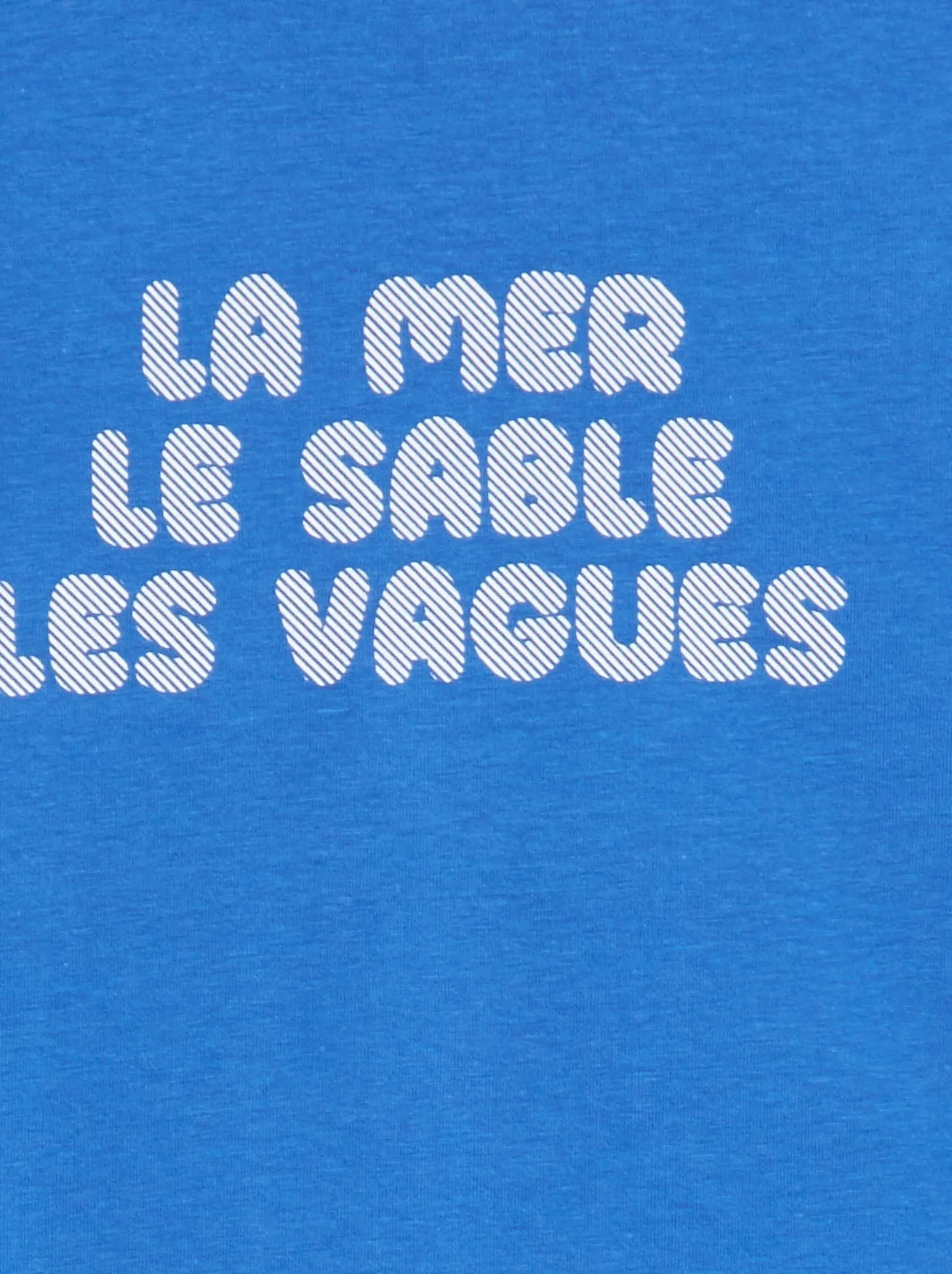 T-shirt stampata - BLU