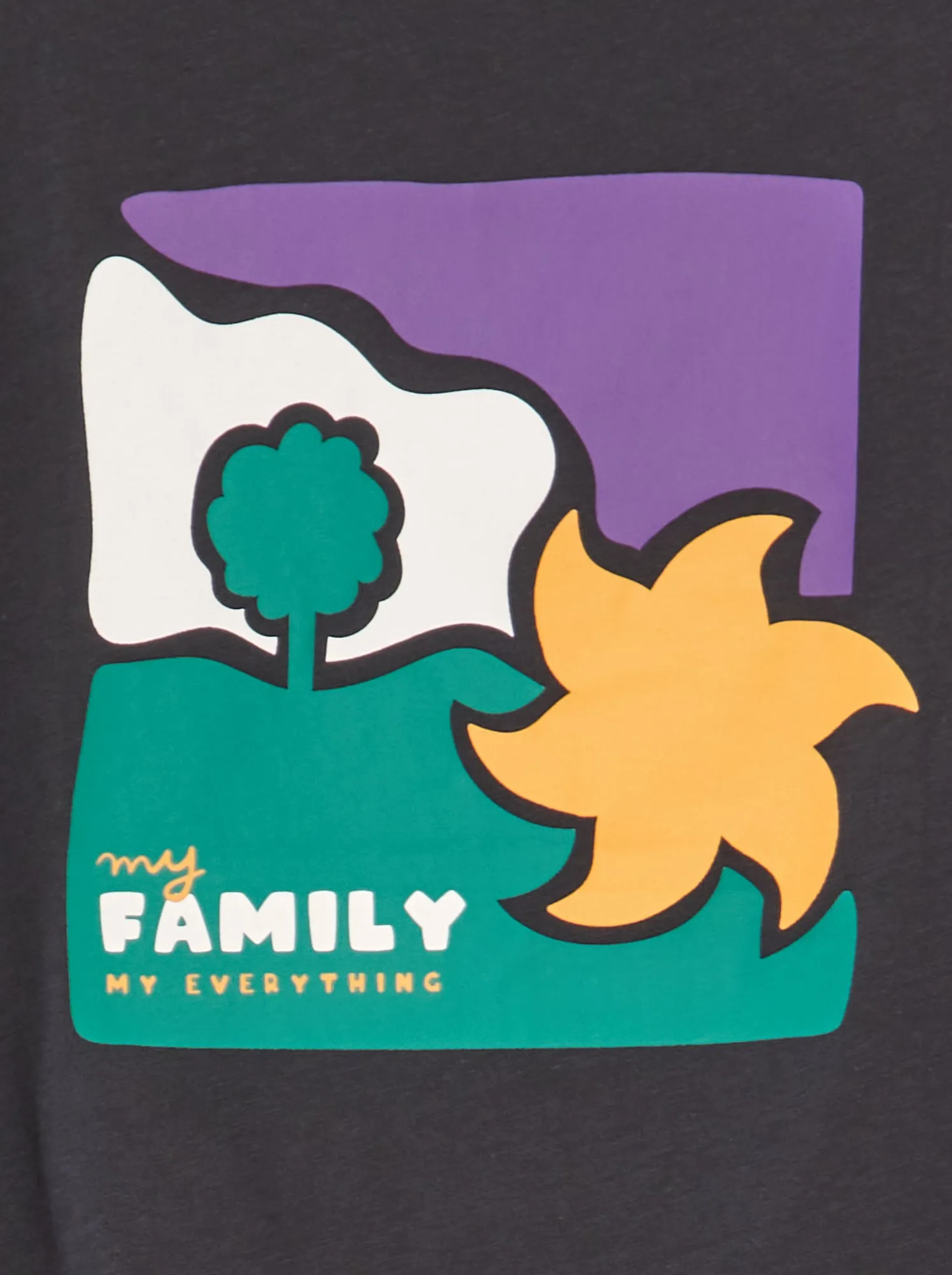 T-shirt stampata in cotone - GRIGIO
