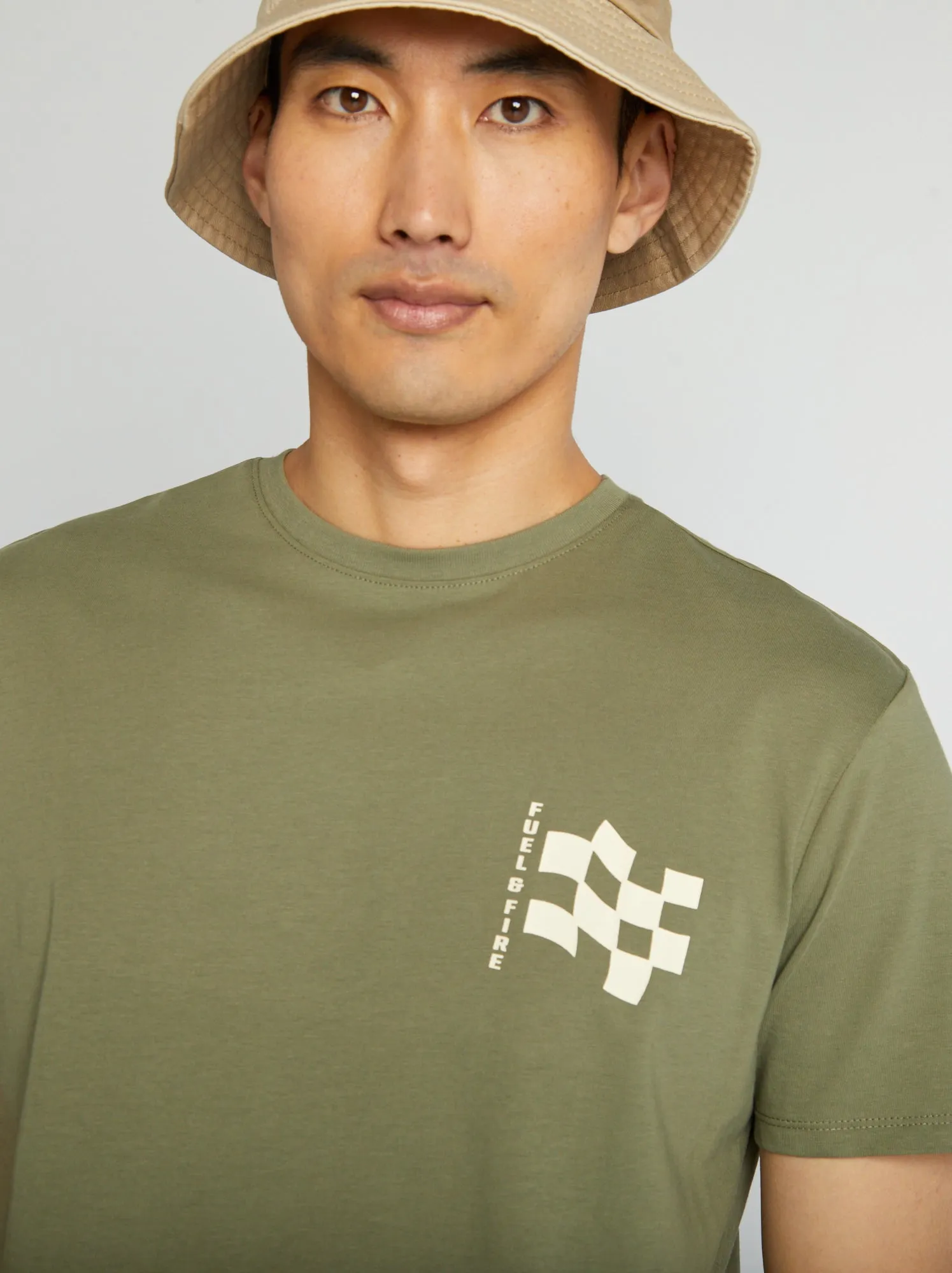 T-shirt stampata - KAKI