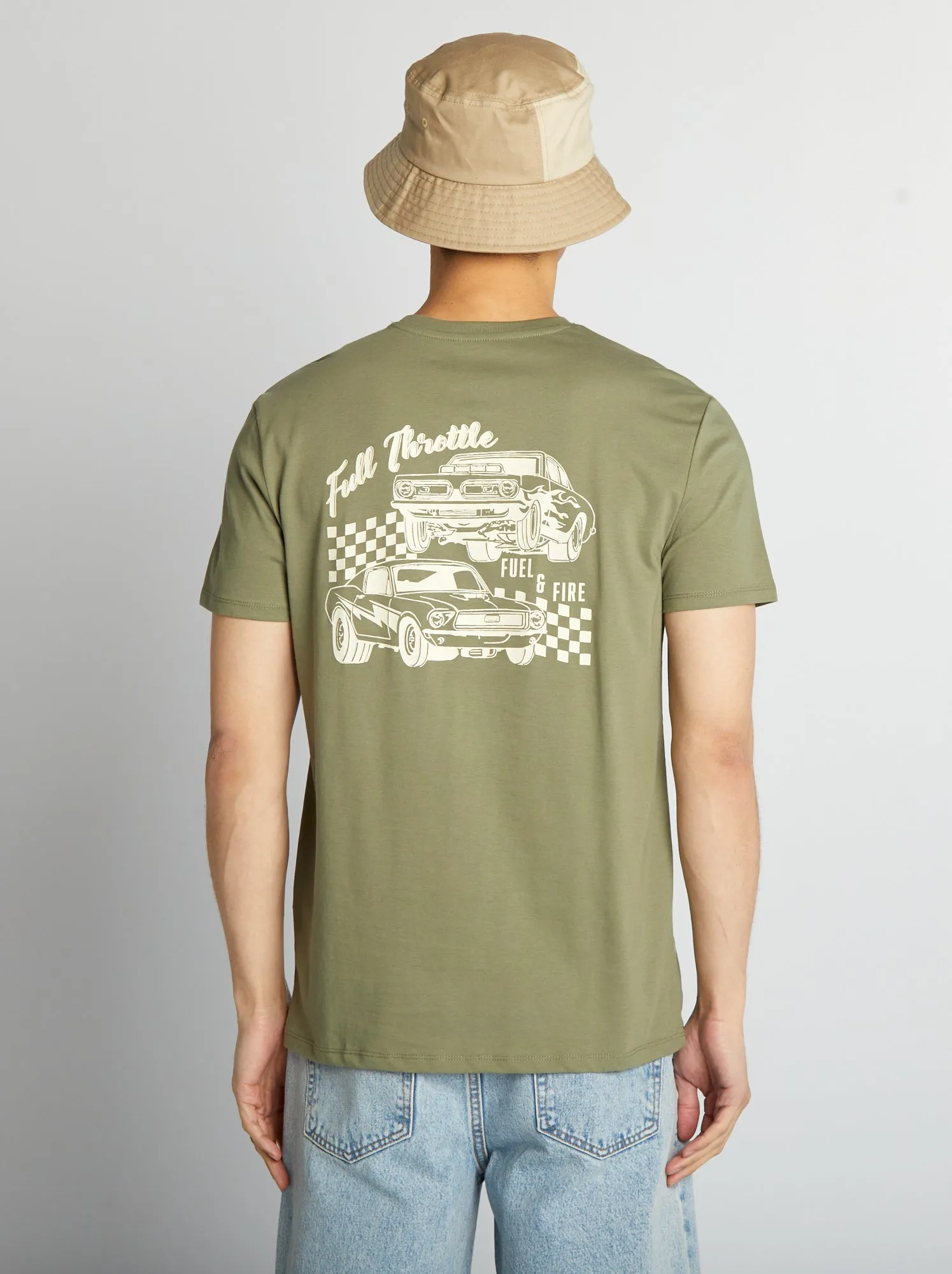 T-shirt stampata - KAKI