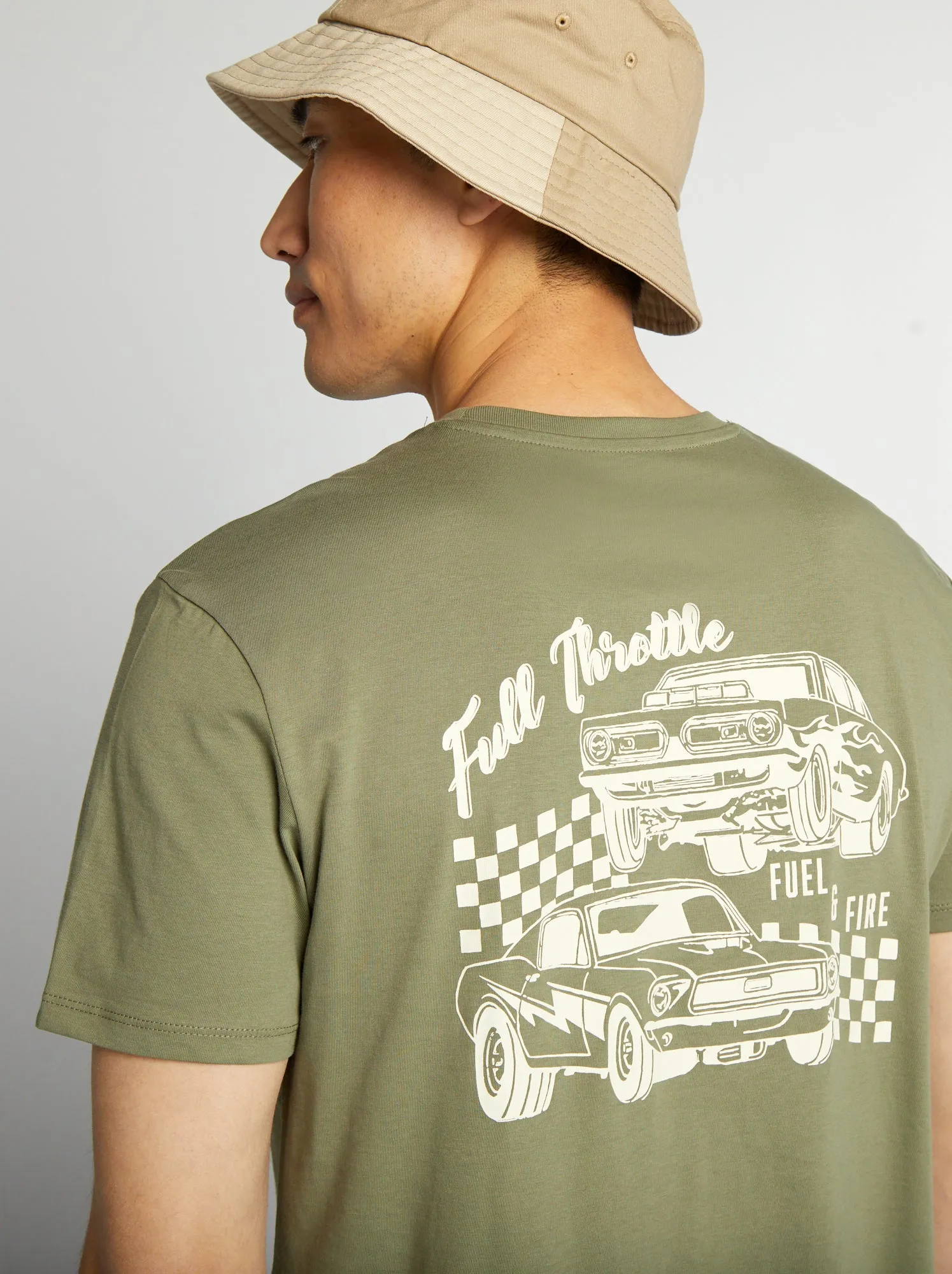 T-shirt stampata - KAKI
