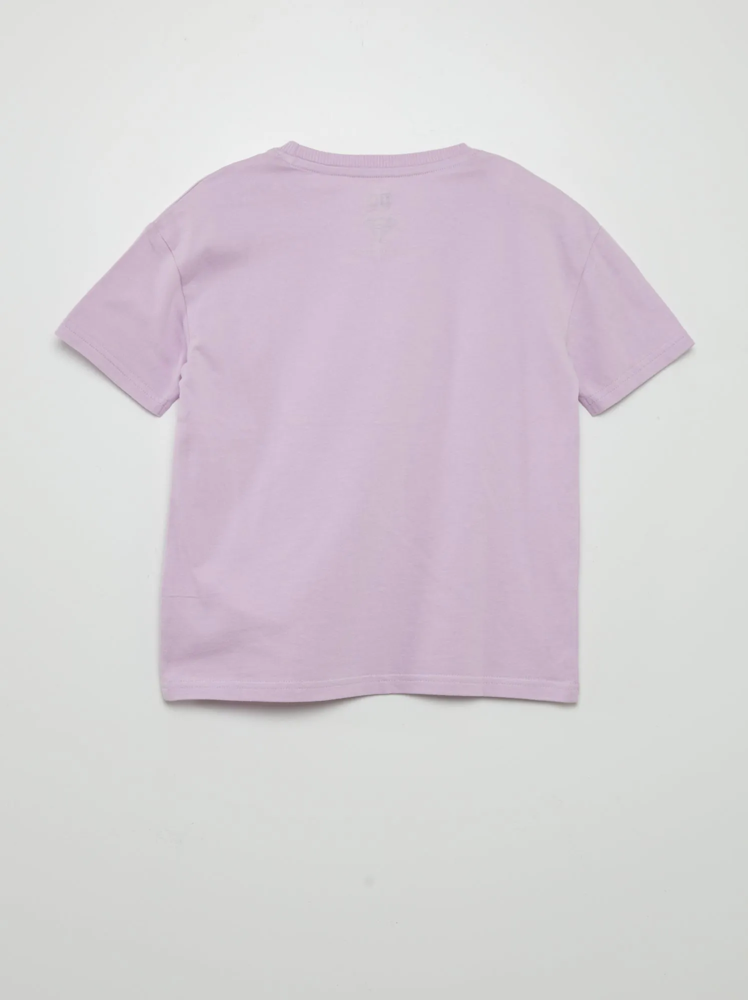 T-shirt stampata 'Supergirl' - VIOLA