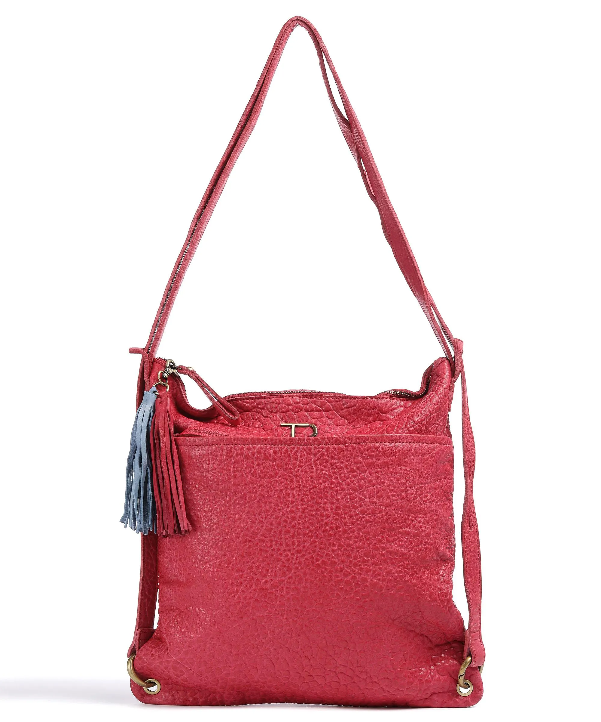  Taschendieb Wien Walfischgasse 2 Borsa a zainetto pelle di pecora pink  