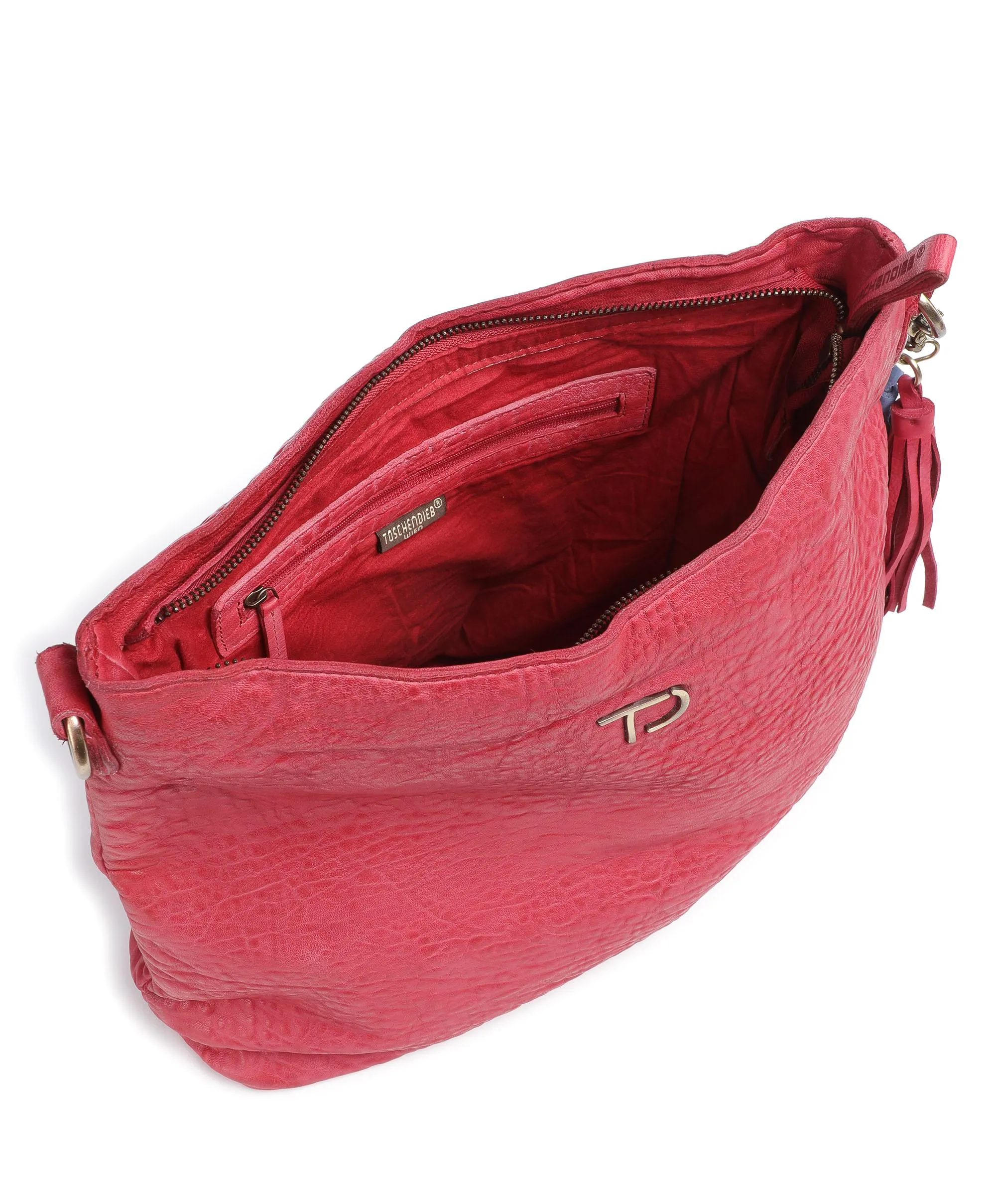  Taschendieb Wien Walfischgasse 3 Borsa hobo pelle di pecora pink  