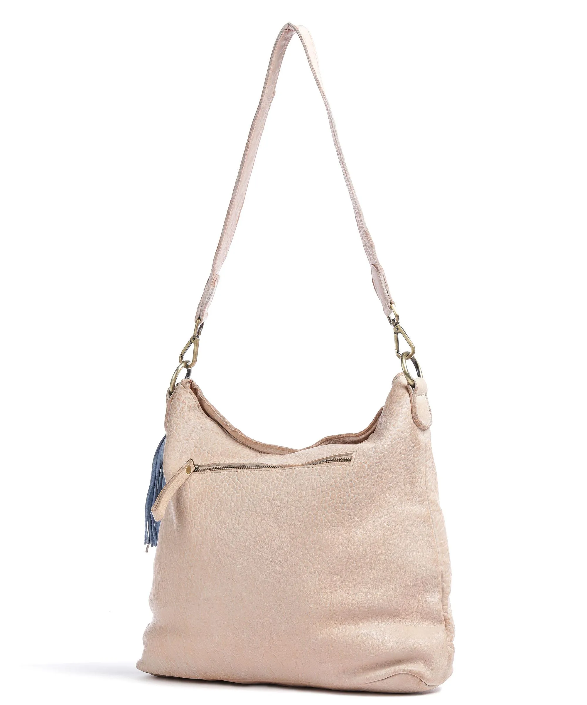  Taschendieb Wien Walfischgasse 3 Borsa hobo pelle di pecora sabbia  