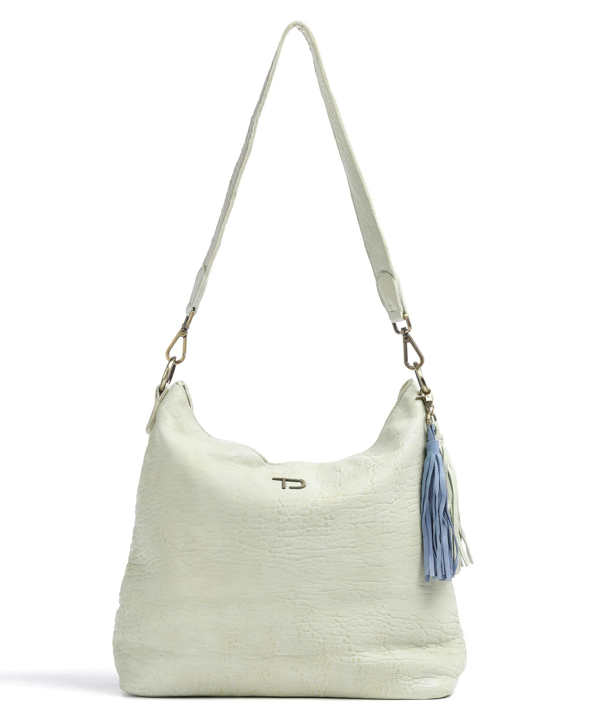  Taschendieb Wien Walfischgasse 3 Borsa hobo pelle di pecora verde menta  