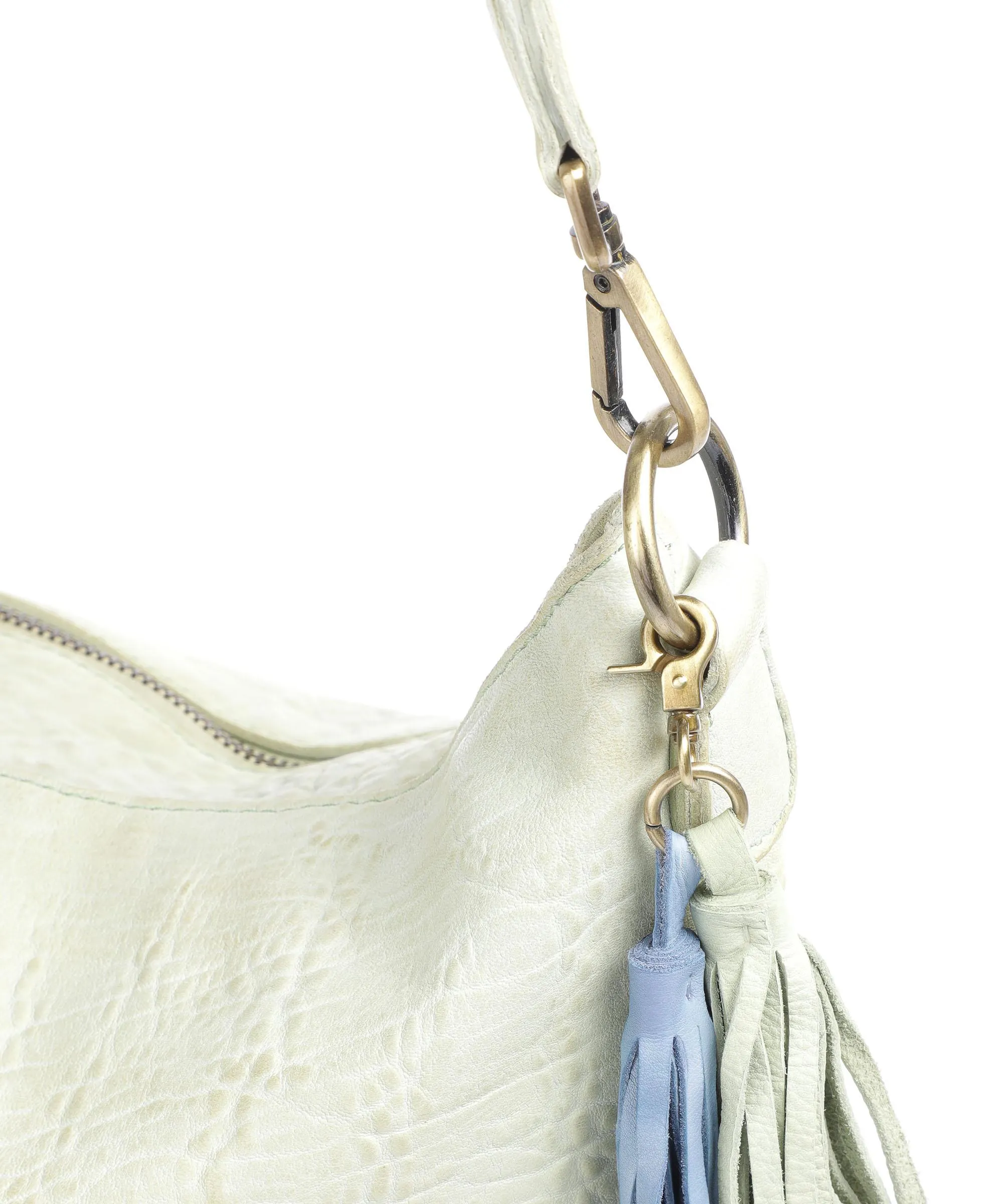  Taschendieb Wien Walfischgasse 3 Borsa hobo pelle di pecora verde menta  