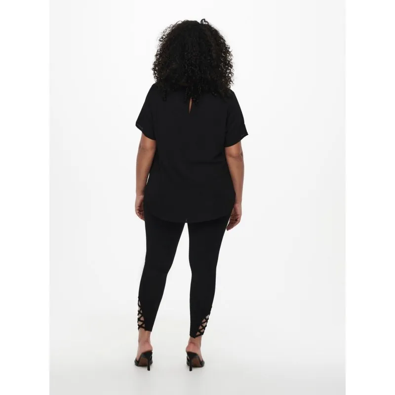 TOP CURVY A MANICHE CORTE DA DONNA ONLY CARMAKOMA