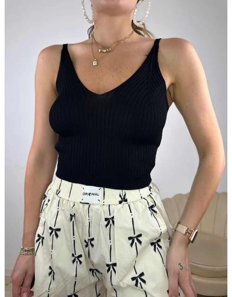 TOP FILO GIULY NERO