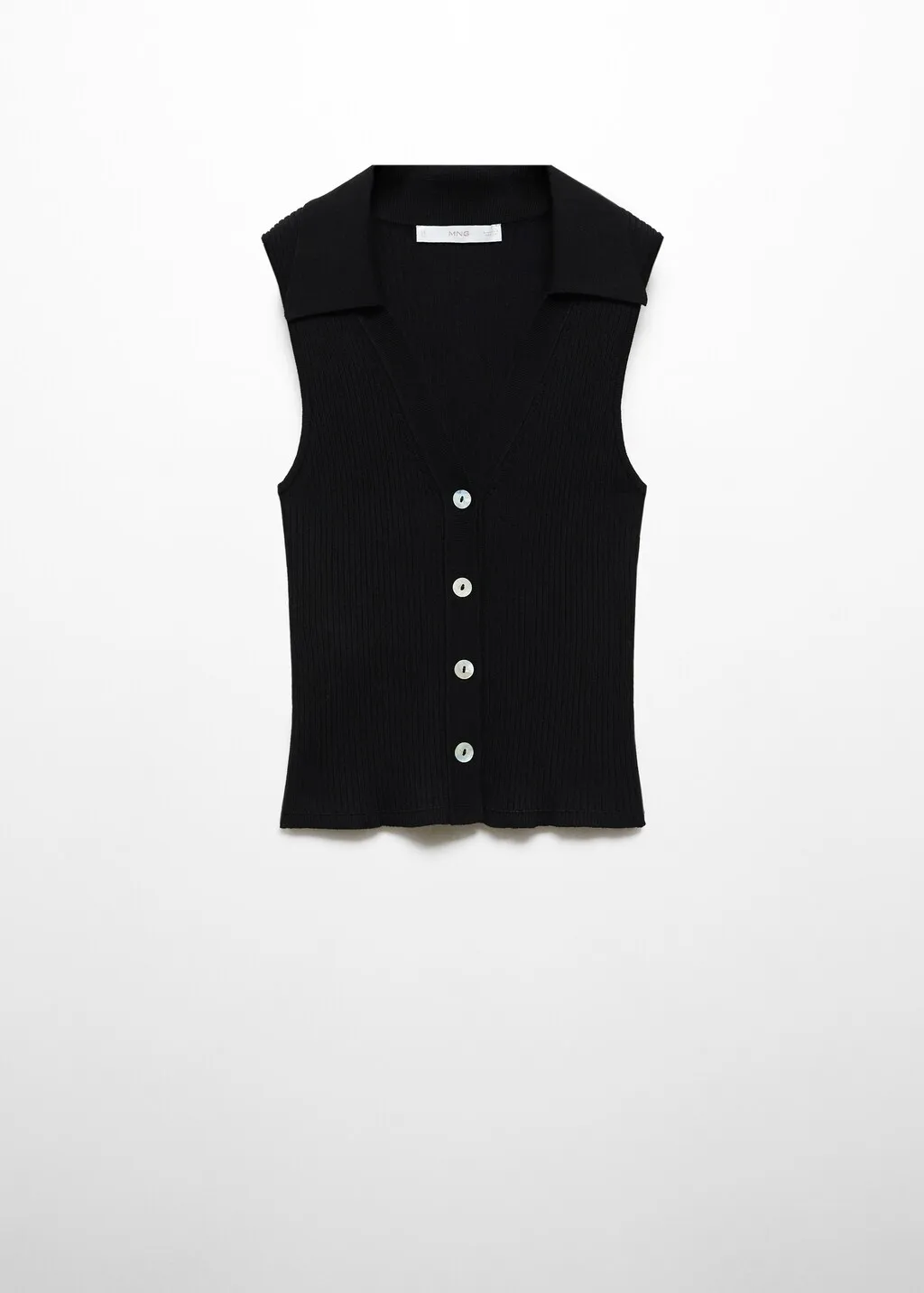 Top maglia bottoni