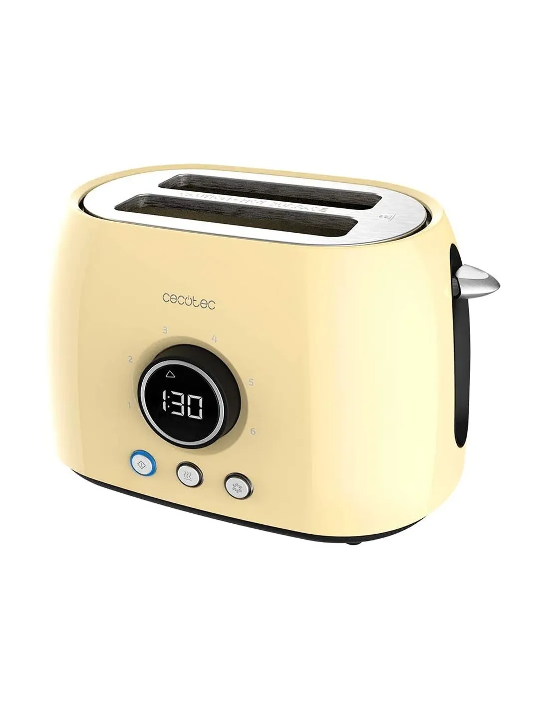 Tostapane ClassicToast 8000 Yellow Double Cecotec
