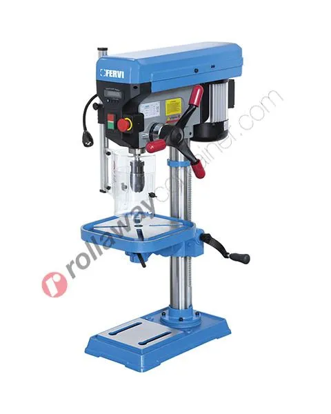 Trapano da banco Fervi 0242 con trasmissione a cinghia