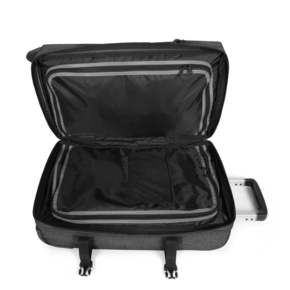 TROLLEY EASTPAK BAGAGLIO A MANO BLU JEANS TRANSIT'R S EK0A5BA7 77H BLACK DENIM
