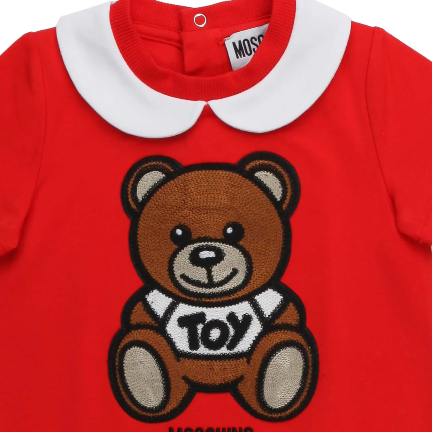 Tutina Rossa Con Orsetto Unisex