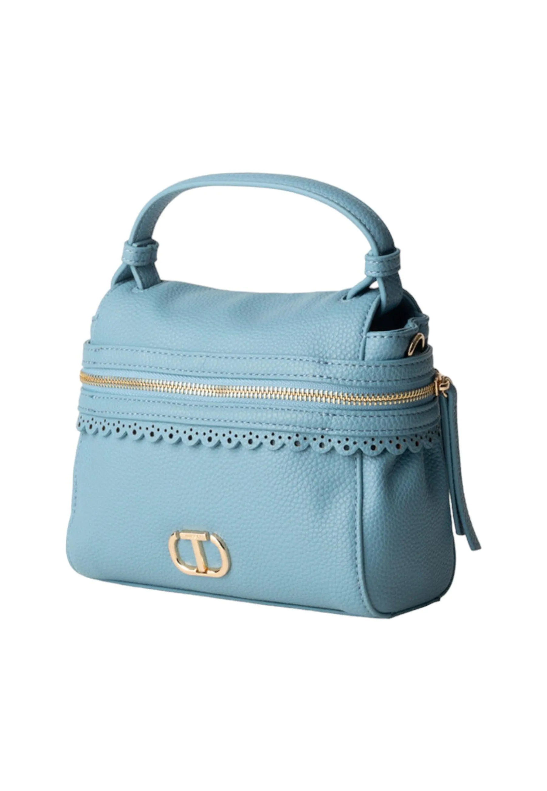 TWINSET Borsa Top Handle Donna Blu China Azzurro 241TD8042