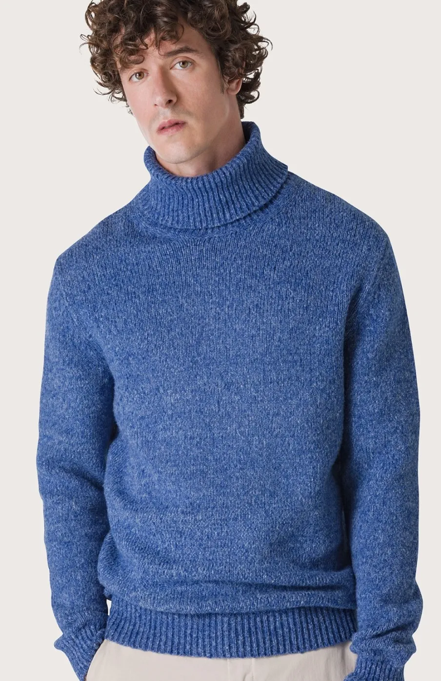Uomo Seventy Venezia  | Dolcevita Rasato Mouline