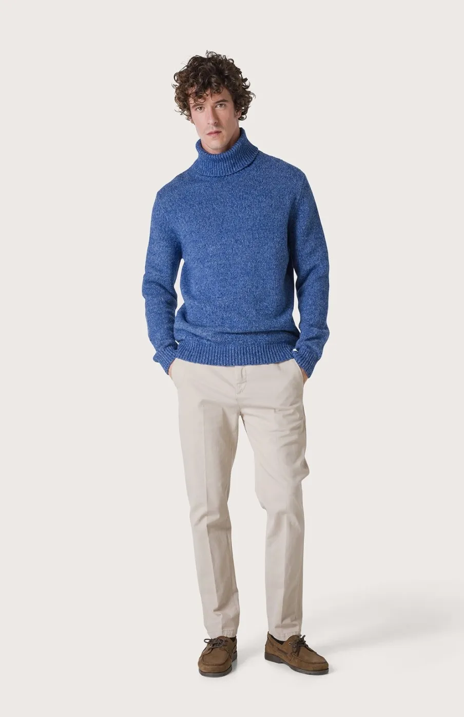 Uomo Seventy Venezia  | Dolcevita Rasato Mouline
