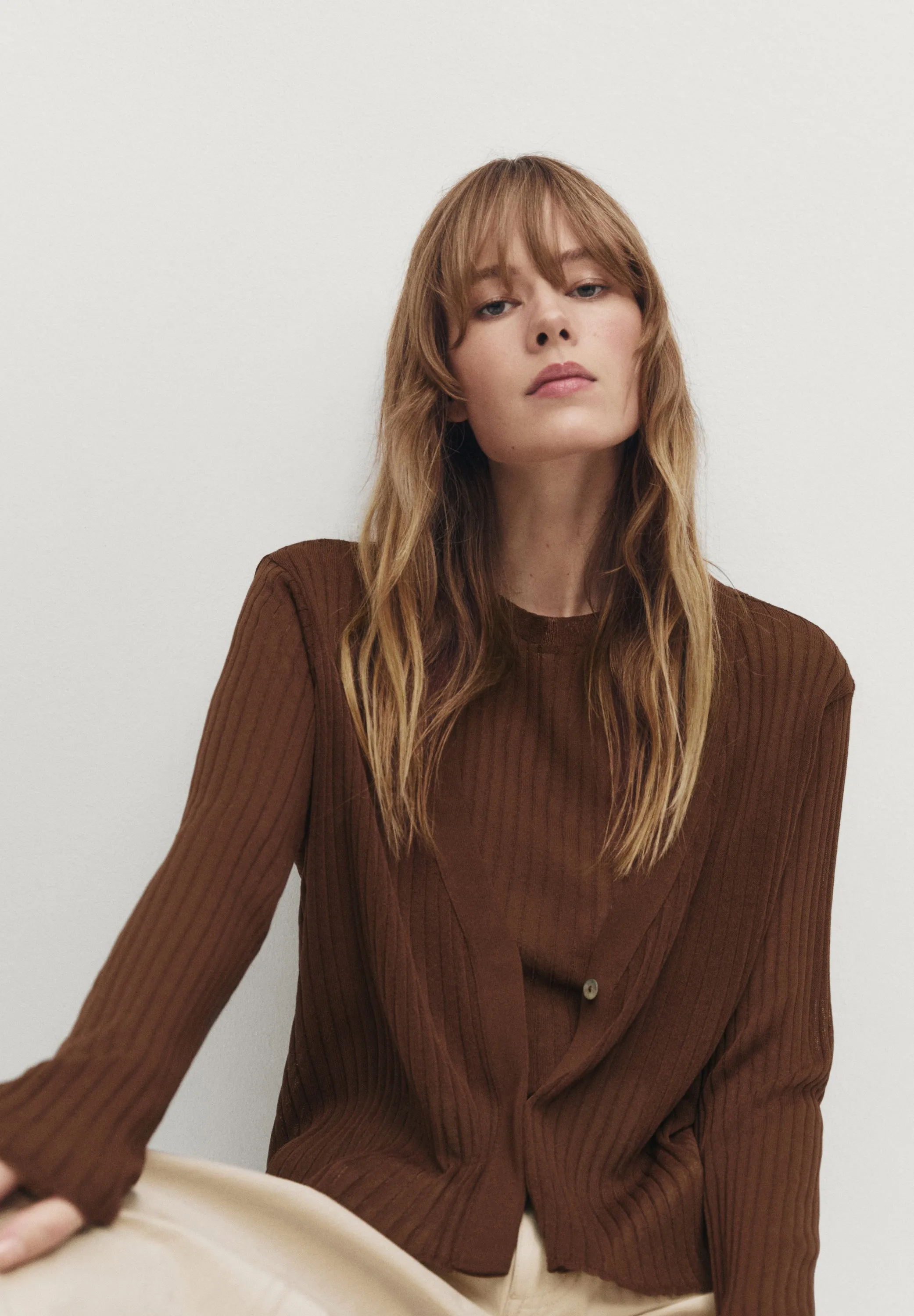 V-NECK OPEN - Cardigan