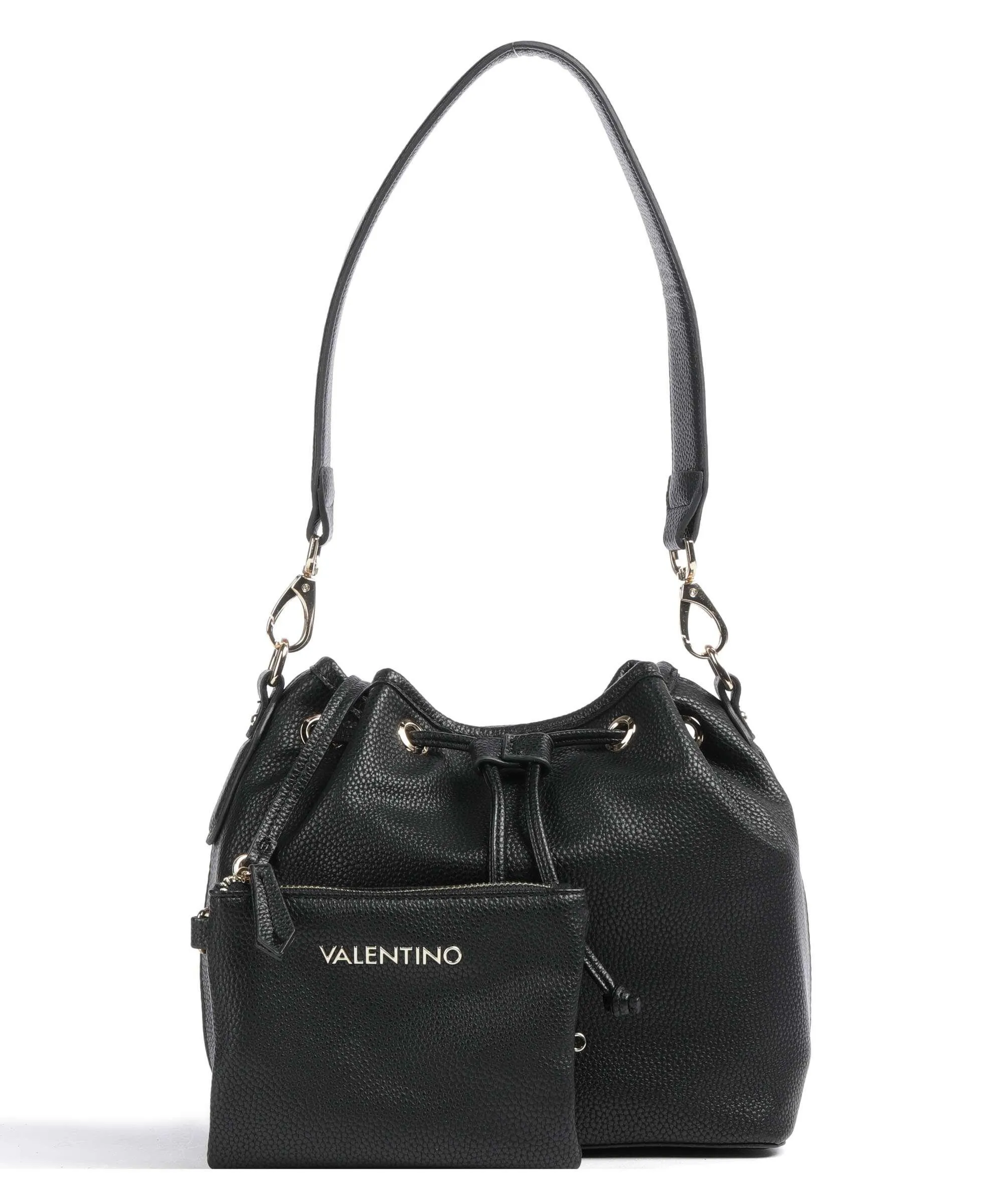  Valentino Bags Brixton Borsa a secchiello pelle sintetica nero  