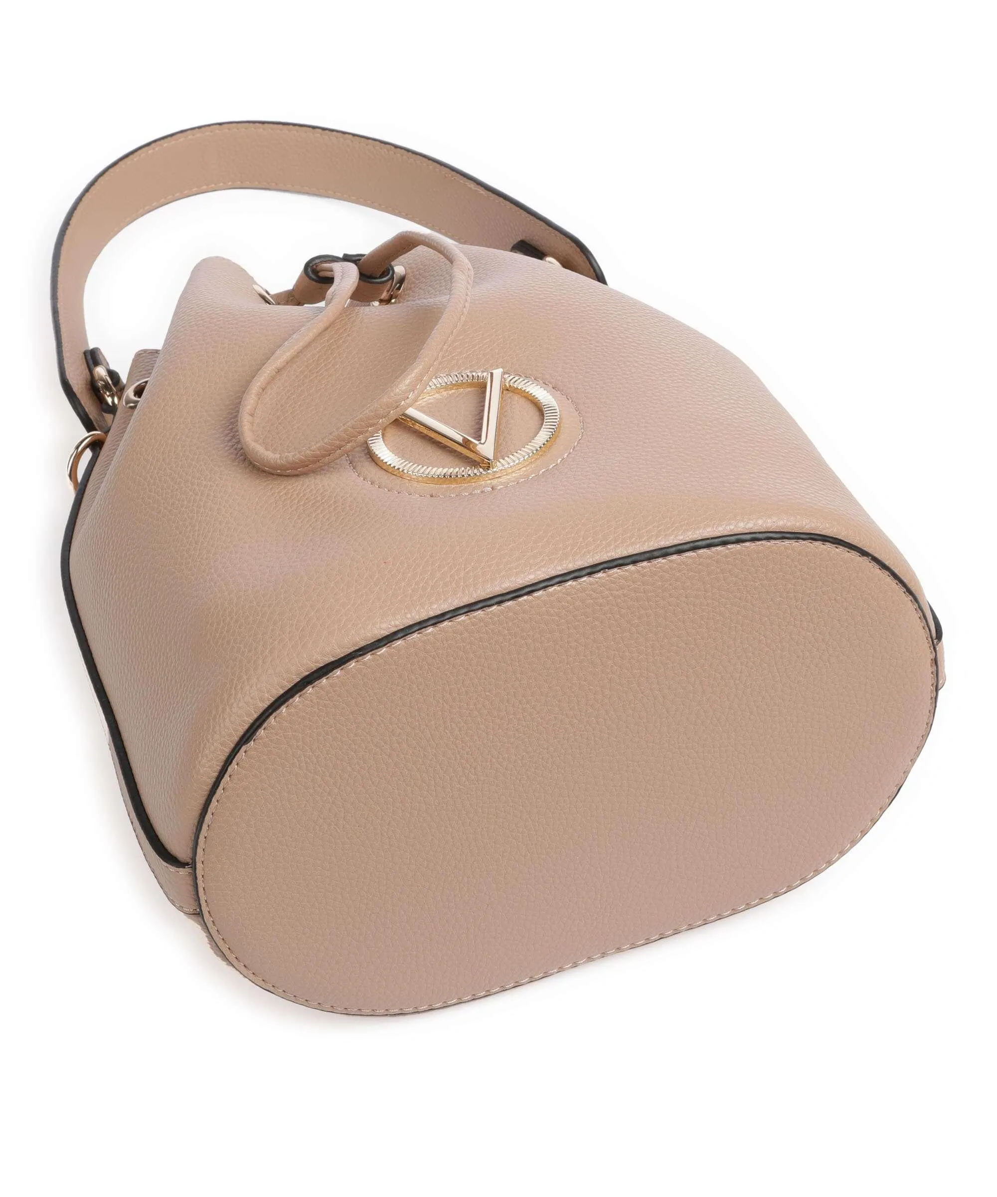  Valentino Bags Katong Borsa a secchiello pelle sintetica beige  