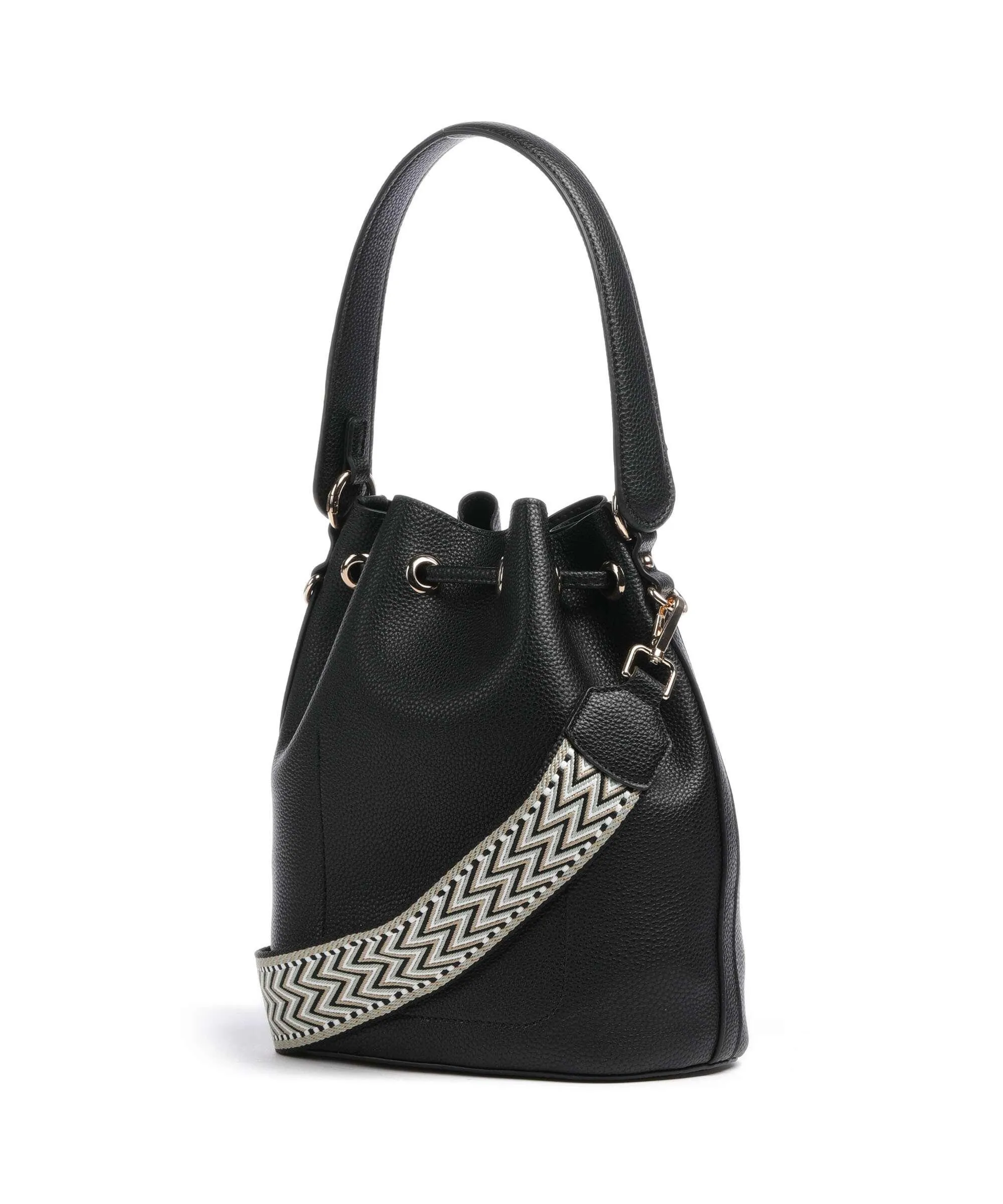  Valentino Bags Katong Borsa a secchiello pelle sintetica nero  