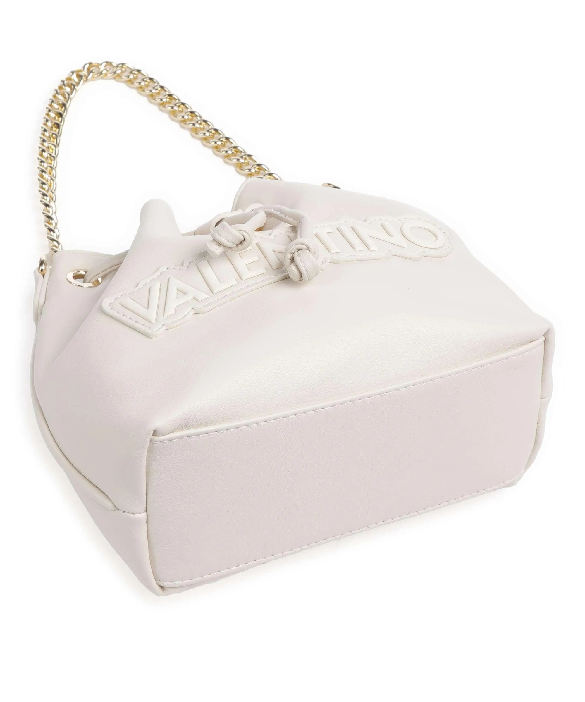  Valentino Bags Oxford Re Borsa a secchiello pelle sintetica avorio  