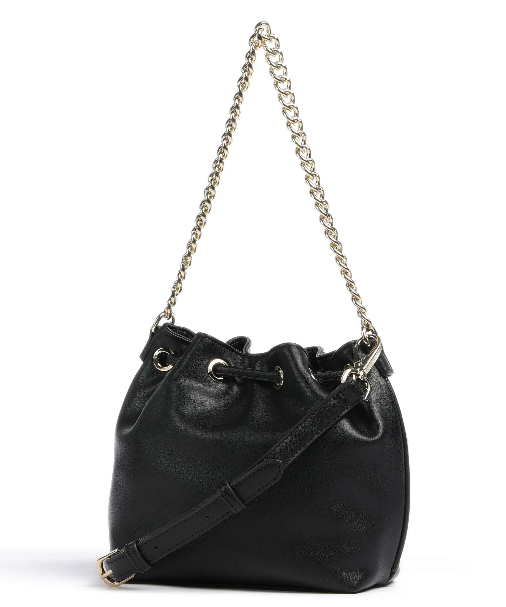  Valentino Bags Oxford Re Borsa a secchiello pelle sintetica nero  