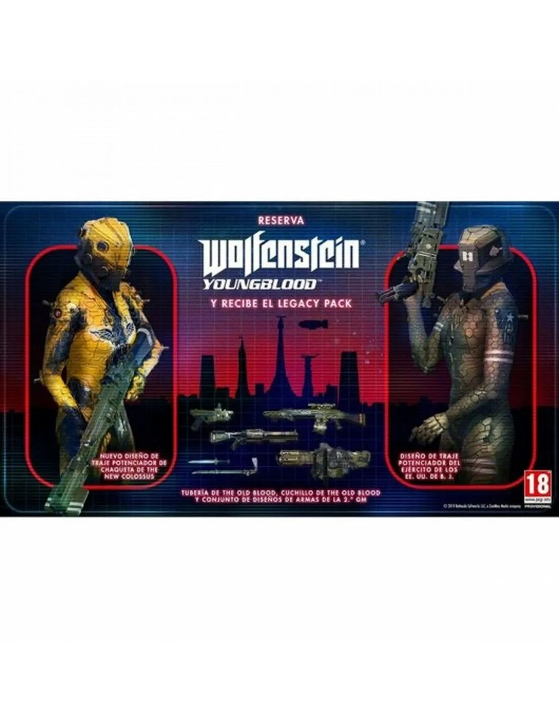 Videogioco PlayStation 4 PLAION Wolfenstein: Youngblood Deluxe Edition