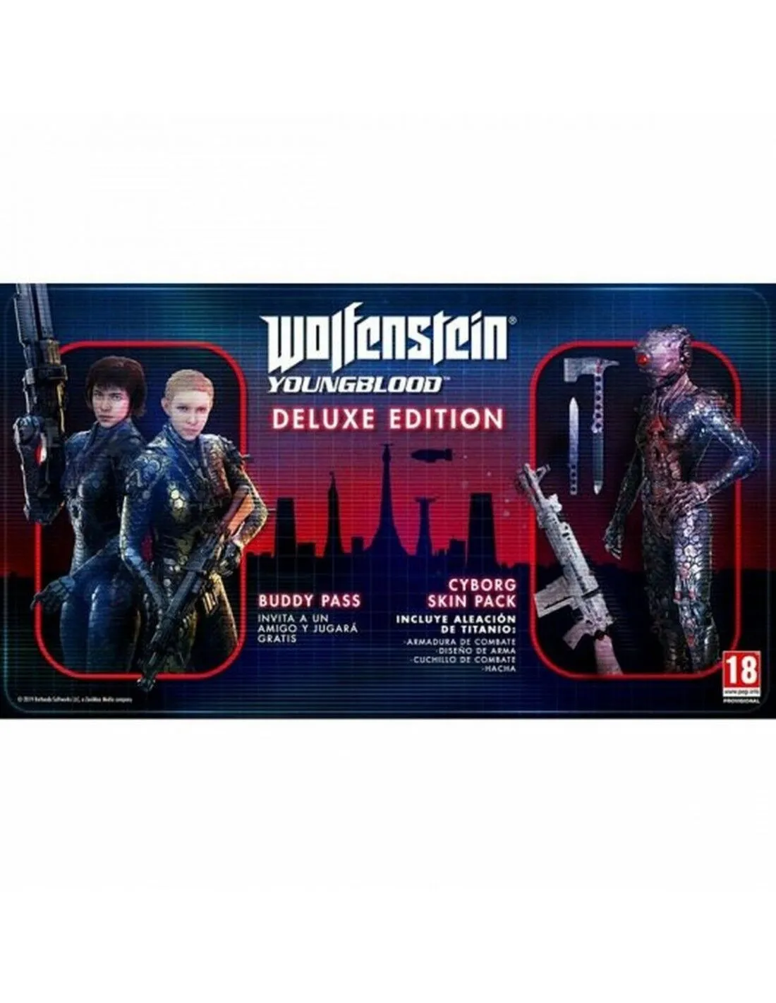 Videogioco PlayStation 4 PLAION Wolfenstein: Youngblood Deluxe Edition