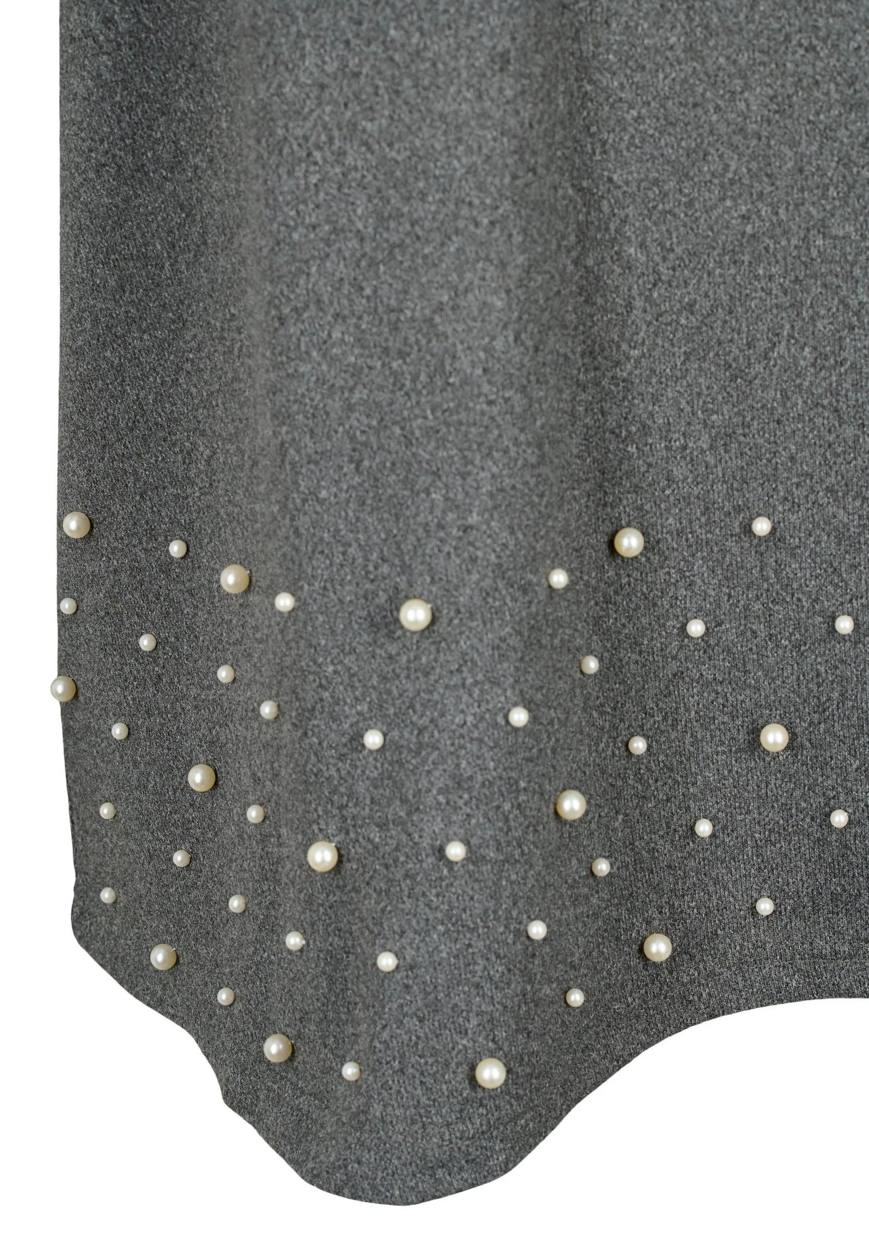 WITH BEADS AND 3/4 SLEEVES - Maglietta a manica lunga