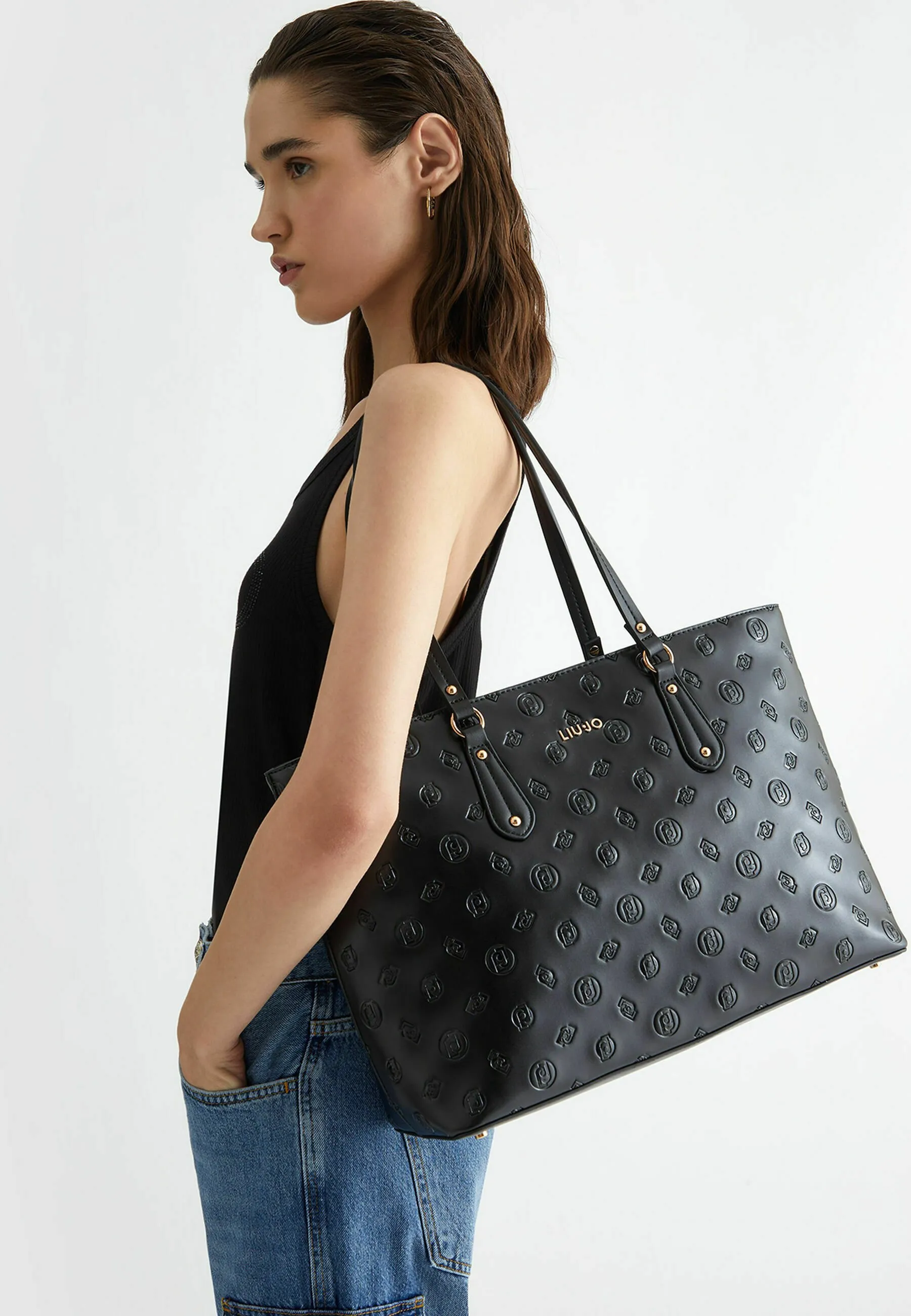 WITH LOGO - Borsa a mano