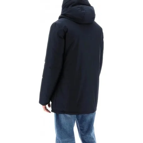 WOOLRICH Uomo Ramar Arctic Parka  Melton Blue