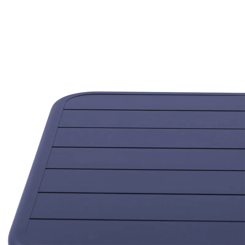 Zanini design Tavolo Quadrato PARMA antracite