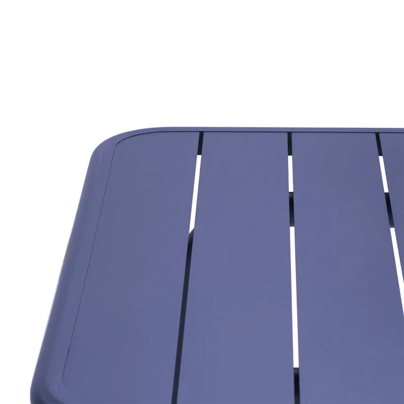 Zanini design Tavolo Quadrato PARMA antracite